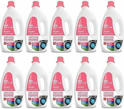 IFB Washing Machine Liquid Detergent, - 10*1000Ml Multi-Fragrance Liquid Detergent Multi-Fragrance Liquid Detergent(1000 ml)