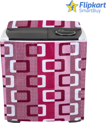 Flipkart SmartBuy Semi-Automatic Washing Machine  Cover(Width: 77 cm, Red)