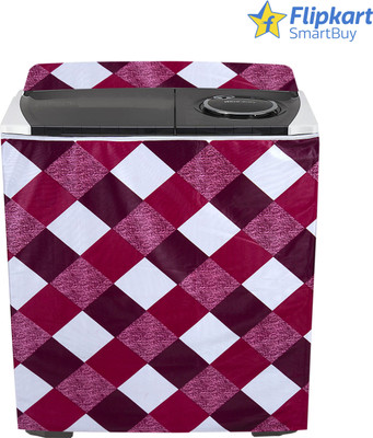 Flipkart SmartBuy Semi-Automatic Washing Machine  Cover(Width: 80.1 cm, Pink)