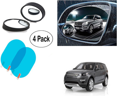 Autoinnovation 4 Pcs. Pack Blind Spot Mirror And Anti Fog & Rainproof Film Combo