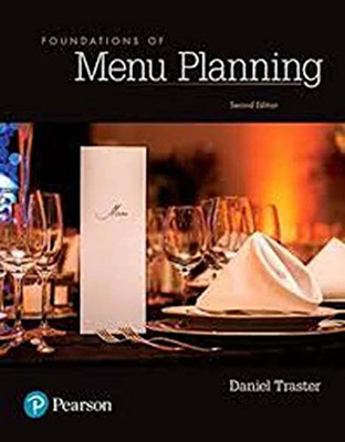 FOUNDATIONS OF MENU PLANNING, 2ND EDITION(Paperback, DANIEL TRASTER)