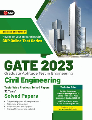 GATE 2023 : Civil Engineering - 32 Years' Topic Wise Previous Solved Papers by GKP(Paperback, GKP)
