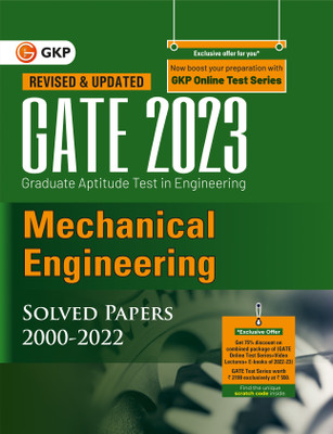 GATE 2023 : Mechanical Engineering - Solved Papers (2000-2022) By GKP(Paperback, GKP)