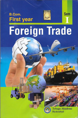B.COM First Year Sem I Foreign Trade [English Medium] [Telugu Akademi](Paperback, Rudra Saibaba)