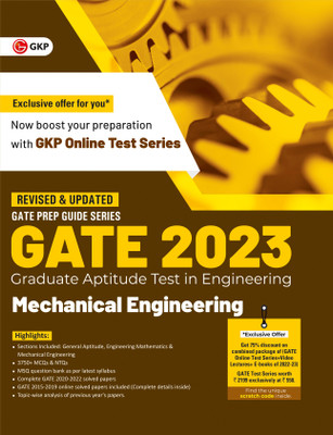 GATE 2023 : Mechanical Engineering - Guide By GKP(Paperback, GKP)