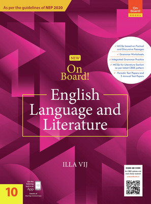 New On Board! English Language And Literature 10 | English Book For Class 9 Ratna Sagar(Paperback, Illa Vij)