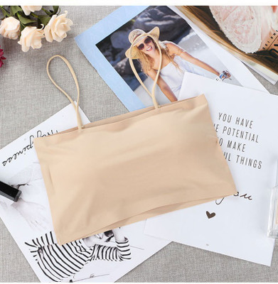 Qufrozy Casual Solid Women Beige Top