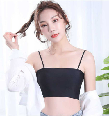 Hirrnik Casual Solid Women Black Top