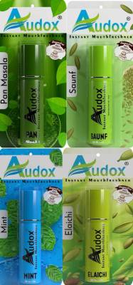 Audox Mouth Freshener Spray Cool Mint + Elaichi + Paan Masala + Saunf Spray