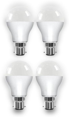 VIYASHA 8.5 W Basic Round B22 LED Bulb(White, Pack of 4)