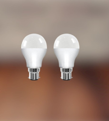 VIYASHA 5 W Basic Round B22 LED Bulb(White, Pack of 2)