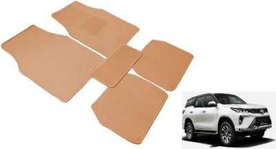 Auto Hub Nylon Standard Mat For  Toyota Universal For Car(Beige)