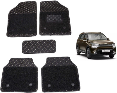 Auto Hub Leatherite 7D Mat For  Kia Universal For Car(Black)