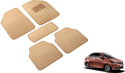 Auto Hub Leatherite Standard Mat For  Tata Tigor(Beige)