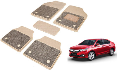 Auto Hub Leatherite 7D Mat For  Honda Amaze(Beige)