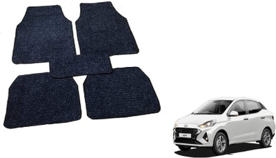 Auto Hub Nylon Standard Mat For  Hyundai Aura(Black)