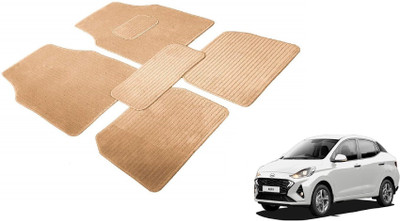 Auto Hub Nylon Standard Mat For  Hyundai Aura(Beige)