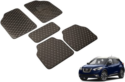 Auto Hub Leatherite Standard Mat For  Nissan KICKS(Black)