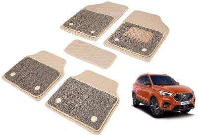 Auto Hub Leatherite 7D Mat For  MG Universal For Car(Beige)