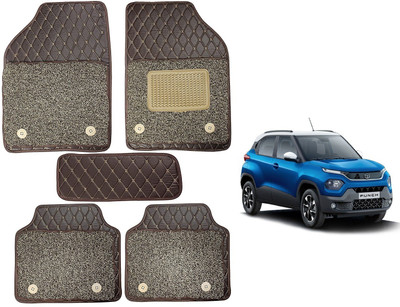 Auto Hub Leatherite 7D Mat For  Tata Universal For Car(Brown)