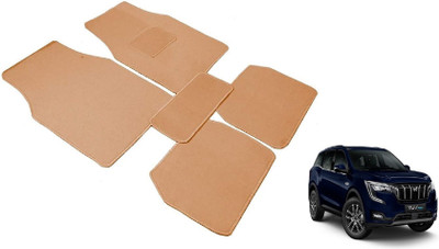 Auto Hub Nylon Standard Mat For  Mahindra Universal For Car(Beige)