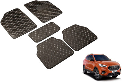 Auto Hub Leatherite Standard Mat For  MG Universal For Car(Black)