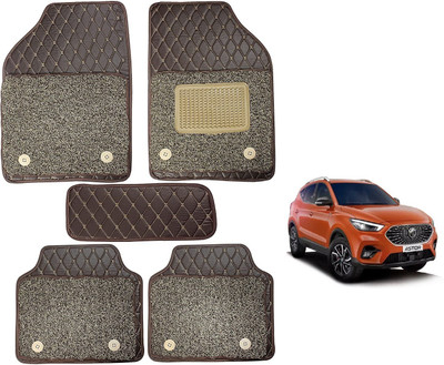Auto Hub Leatherite 7D Mat For  MG Universal For Car(Brown)