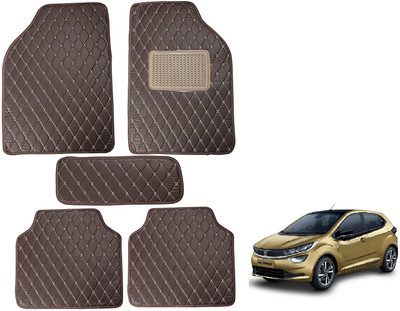 Auto Hub Leatherite Standard Mat For  Tata Altroz(Brown)