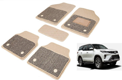 Auto Hub Leatherite 7D Mat For  Toyota Universal For Car(Beige)