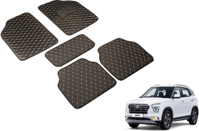 Auto Hub Leatherite Standard Mat For  Hyundai Creta(Black)