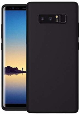 MOBILOVE Back Cover for Samsung Galaxy Note 8 | Pure Liquid Soft Matte Silicone Case(Black, Shock Proof, Silicon, Pack of: 1)