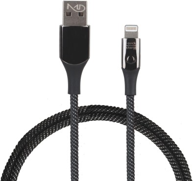 MahadealzDesign Lightning Cable 1 m 1006-Lightning _Cable-Black(Compatible with All iPhones ( iPhone 5,6,7,8,X Series), Black, One Cable)