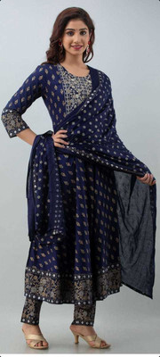 LaxmiCollection Women Kurta Pant Dupatta Set