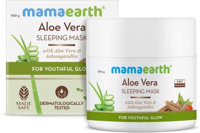 MamaEarth Aloe Vera Sleeping Mask, Night Cream for a Youthful Glow