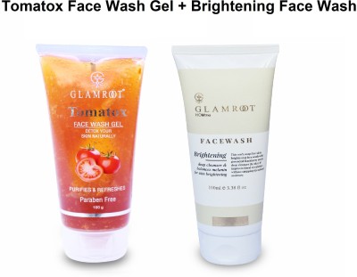 glamroot Tamatox  Gel + Brightening  Comboo Face Wash(200 ml)