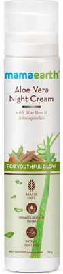 MamaEarth Aloe Vera Night Cream for glowing skin for a Youthful Glow