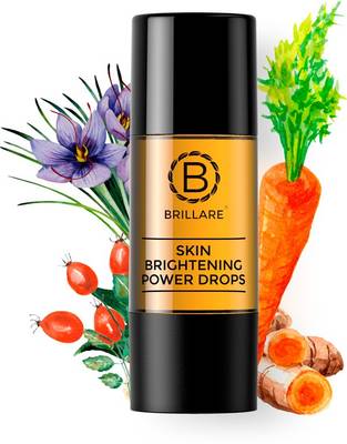 Brillare Skin Lightening Power Drops, Face Serum, Reduces Pigmentation, Deeper Nourishment, 15ml