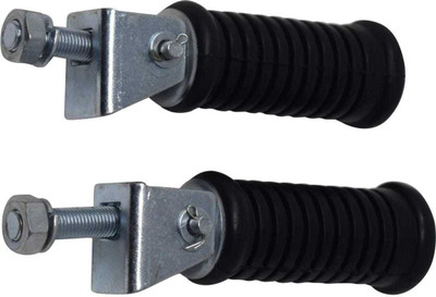 KOHLI BULLET ACCESSORIES Left Right Foot Rest Black & Silver For Royal Enfield Classic , Bullet Foot Rest(Black)