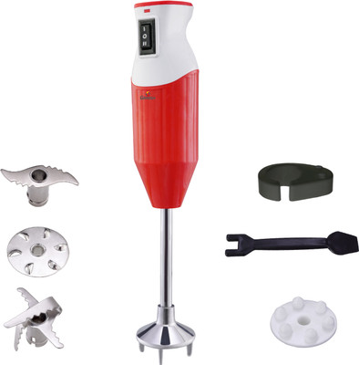 GRINISH 250 W Red Hand Blender(PL101)