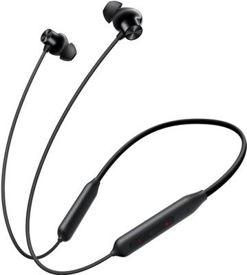 OnePlus Bullets Wireless Z2 with Fast Charge, 30 Hrs Battery Life, Earphones with mic Bluetooth Headset  (Magico Black, In the Ear)