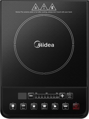 Midea 1600 W Induction Cooktop Push Button(Black, C16-SKY1611)