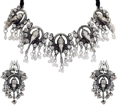 Cosmossystems Alloy Sterling Silver Silver Jewellery Set(Pack of 1)