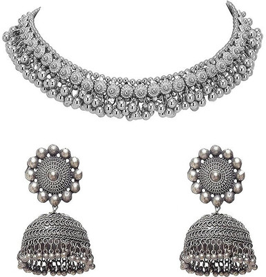 Cosmossystems Alloy Sterling Silver Silver Jewellery Set(Pack of 1)