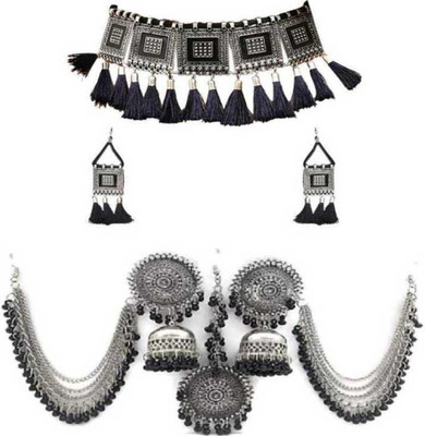 IBBIE Alloy Sterling Silver Silver Jewellery Set(Pack of 1)
