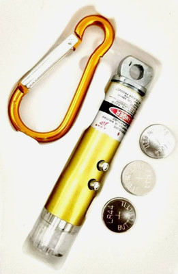 deepak badkur 3in1 Laser Pointer Laser Torch Key Chain(650 nm, yellow Color)(650 nm, red)