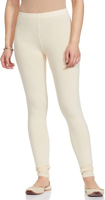 FC First Choice Churidar Length Ethnic Wear Legging(White, Solid)