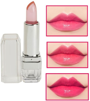 GFSU crystal transparent color changing jelly moisturizing lipstick(pink, 3.6 g)