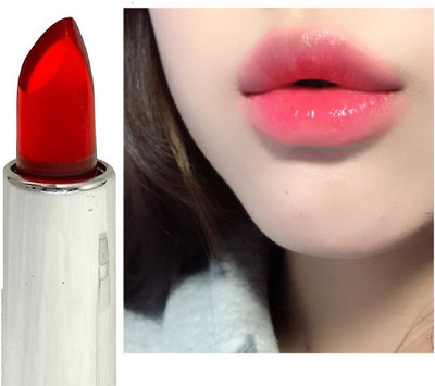 GFSU MAGIC COLOR CHANGING COLOR POP MOISTURIZING GEL LIPSTICK(RED, 3.6 g)