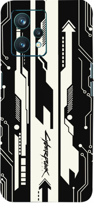 Mclaxa White Cyberpunk Mobile Back Skin, White Cyberpunk, Realme 9 Pro Plus Mobile Skin(White Cyberpunk)