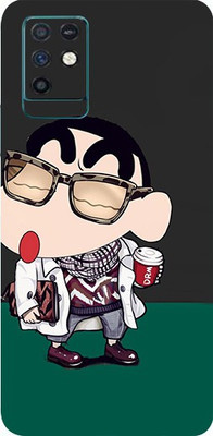 BugguSkin Infinix Note 10 Mobile Skin(Ultra Super Happy Shinchan Skin With High Matte Finish.)